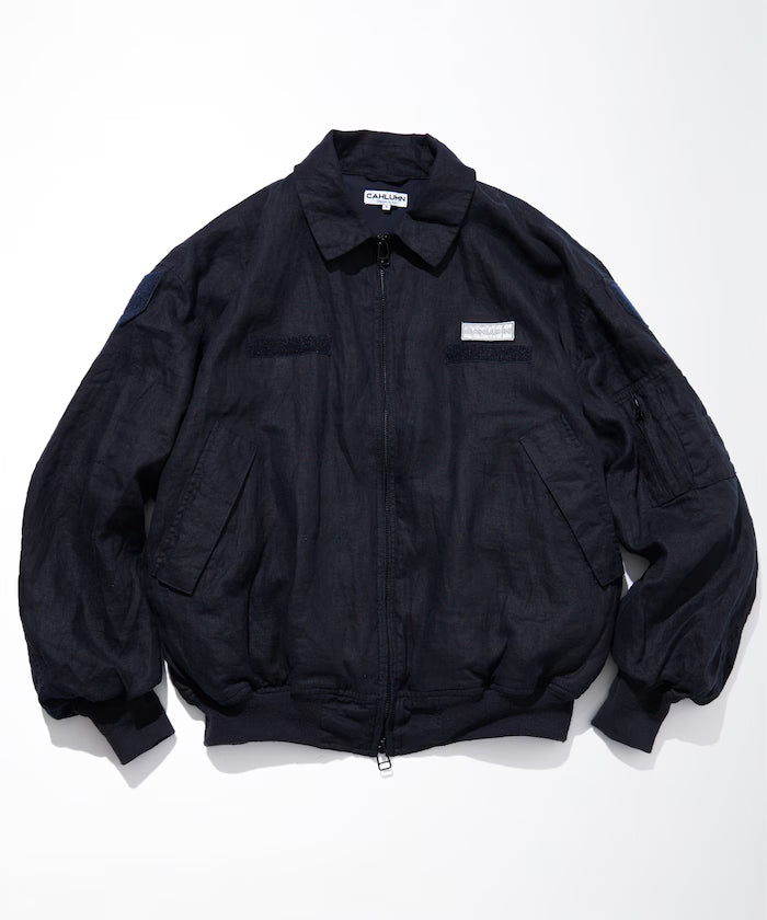 Linen Heli Crew Jacket