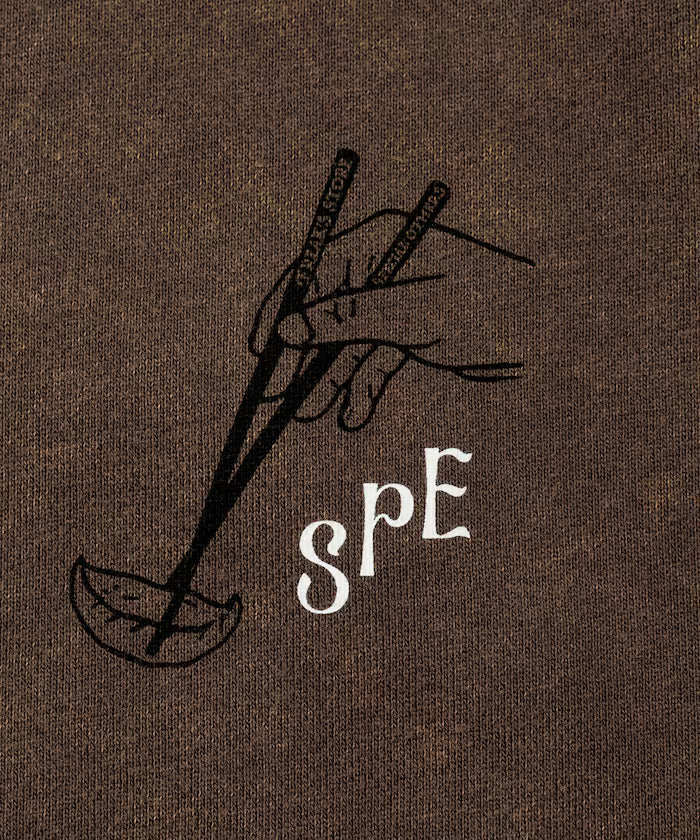 SPE x Purple Gold Hotel x FREAK'S Glow-in-the-Dark Back Print Crewneck Sweatshirt