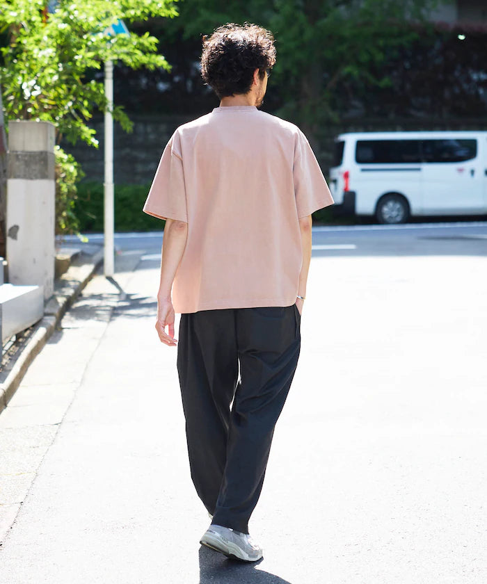 HEAVY WEIGHT/Pigment Dyed Short Sleeve Crew Neck Pocket T-Shirt/10.5 oz