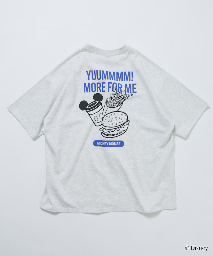 DISNEY/Mickey Mouse/Exclusive Crew Neck Printed Sweatshirt/FOOD 【Limited Release】