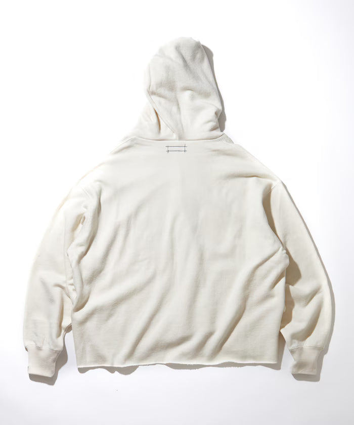 Wool Cotton Loop Back Sweat Hoodie