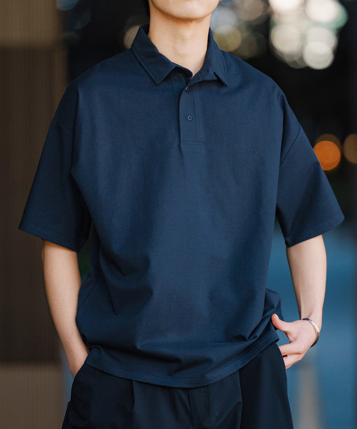STORATECH/Stratech Big Silhouette Polo Shirt/Antibacterial/Odor Resistant/Sanitizing/UV Cut/Contact Cooling/Quick Drying 【Limited Release】