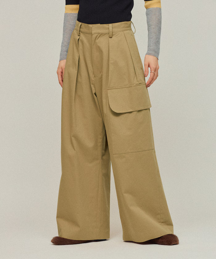 High Count Chino Wide Pants