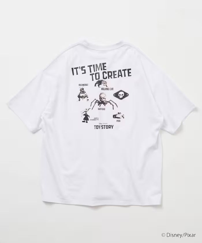 [TOY STORY] Exclusive Character Print Crew Neck T-Shirt Sid's Toy [Limited Edition]