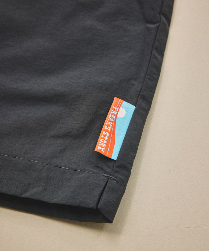 Relaxed Fit Recycled Nylon Webbing Belt Shorts