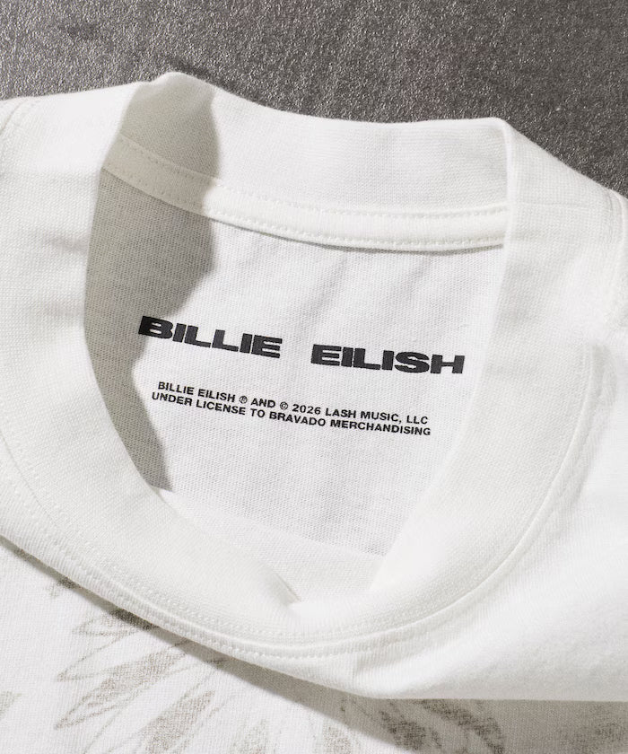 【EXCLUSIVE】BILLIE EILISH Blohsh LOGO S/S Tee / Billie Eilish Blosh Logo Print T-Shirt