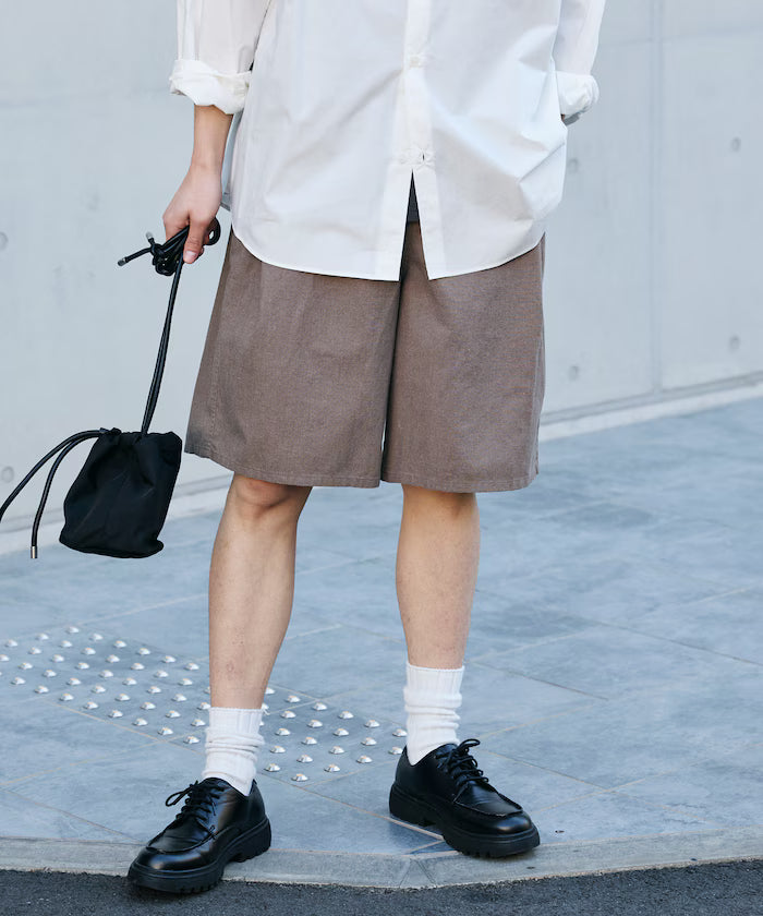 Washable Linen Mix Shorts [Limited Edition]