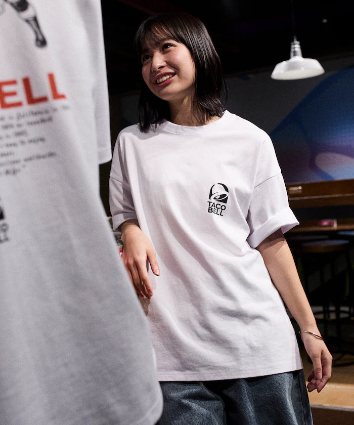 Limited Edition TACOBELL×FREAK'S STORE Exclusive Big Silhouette Back Print Crew Neck T-Shirt