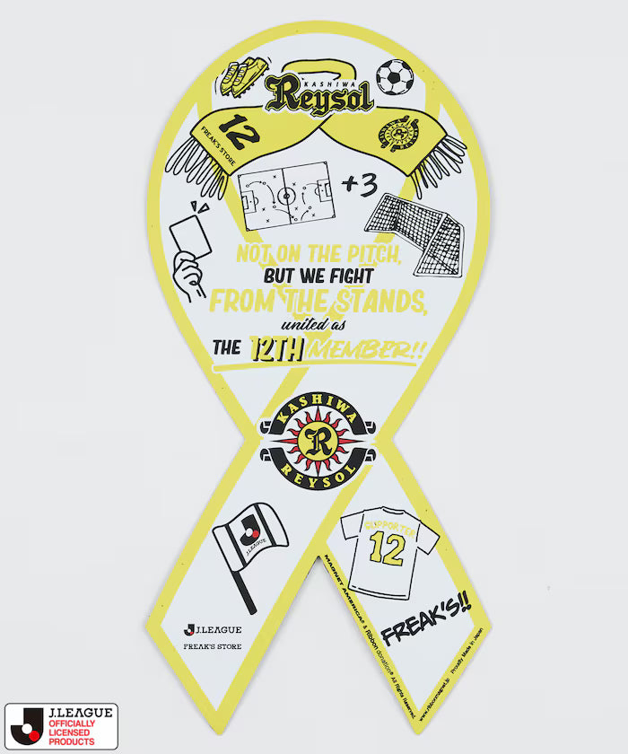 [Sales starting on May 15 at 12:00] J.LEAGUE × FREAK’S STORE Exclusive RIBBON MAGNET - Kashiwa Reysol