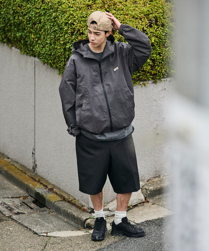 1-Tack Baggy Silhouette Slacks Short Pants