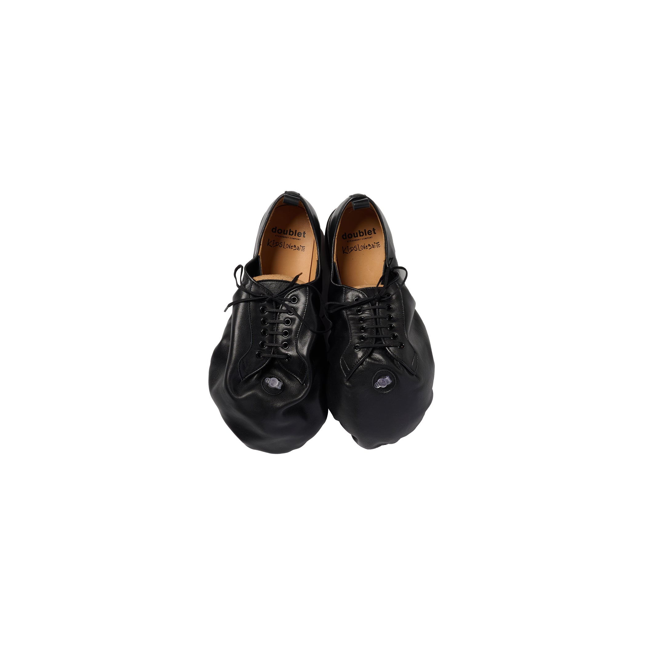 INFLATED DERBY SHOES - BLACK
