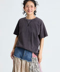 V Gazette Vintage-Like T-Shirt - Dark Gray