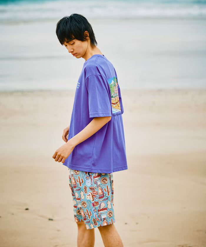 GREENROOM GALLERY × FREAK'S STORE / Greenroom Gallery Exclusively Designed Heather Brown Short Sleeve T-Shirt