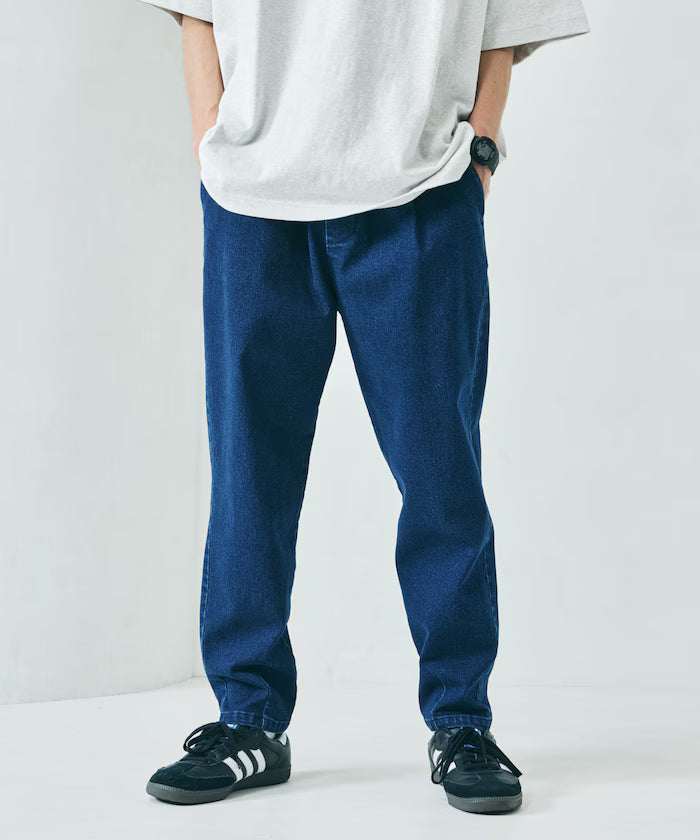 Basic Silhouette Stretch Easy Tapered Pants 【Limited Release】