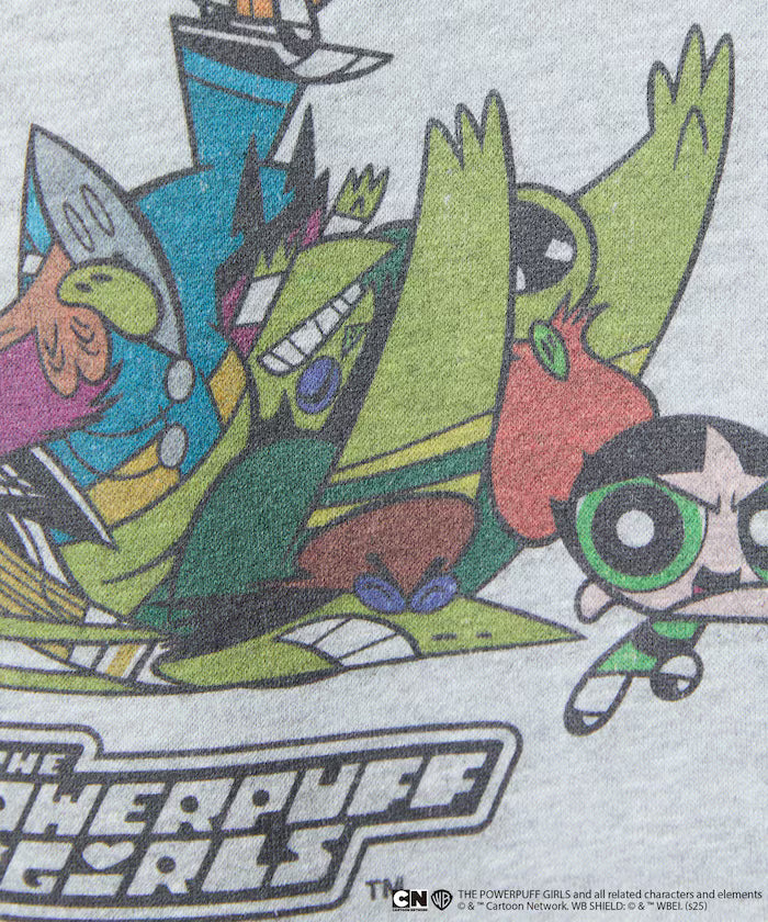 The Powerpuff Girls Front Art Crew Neck Sweatshirt Limited Edition
