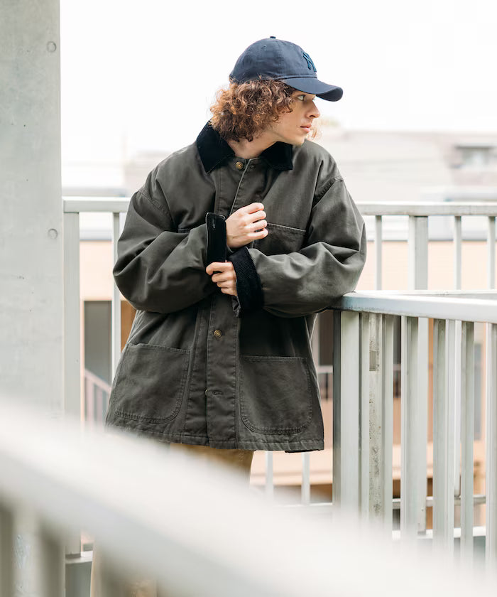 Big Silhouette Corduroy Switch Duck Coverall Jacket [Limited Edition]