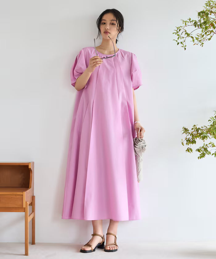 Balloon Sleeve 2WAY Dress / 5 Minute Sleeve