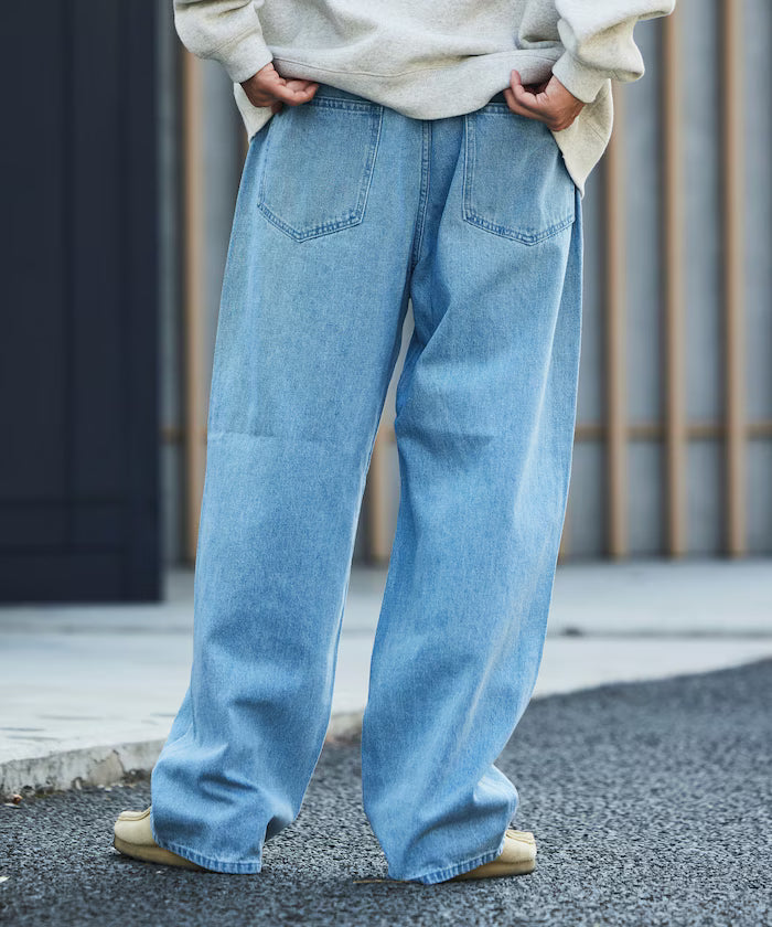 Wide Straight Denim Pants [Limited Edition]
