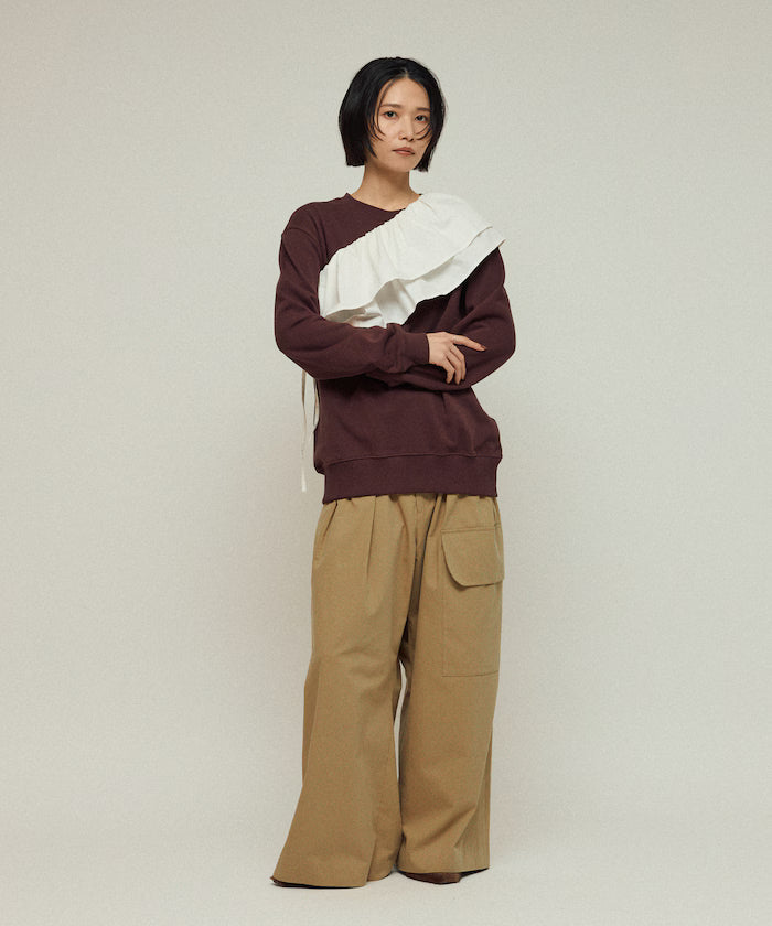 Organic Cotton Multiway Color Sweat / Back毛 Sweat / Set Item