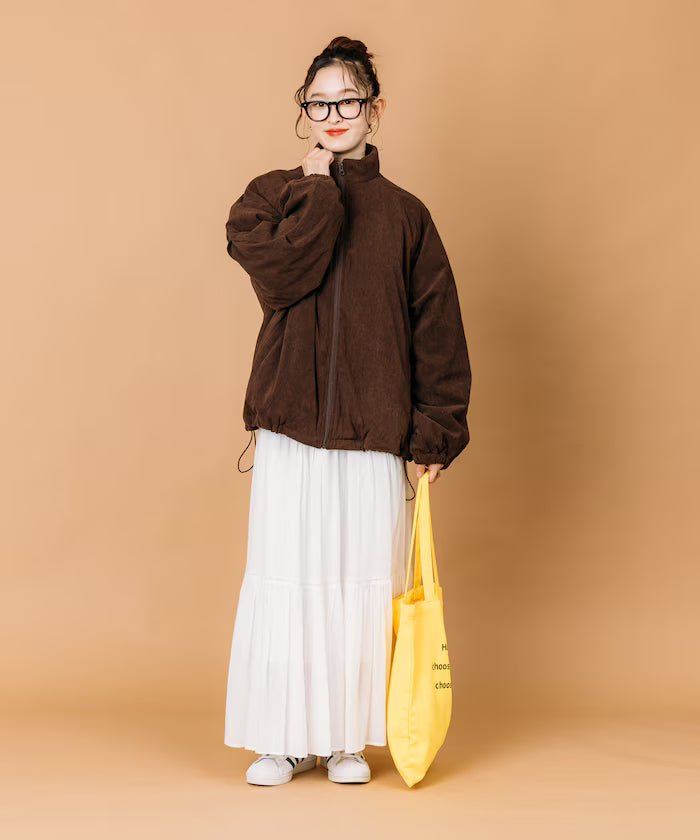 Relaxed Fit Corduroy Mid Padding Stand Blouson [Limited Edition]