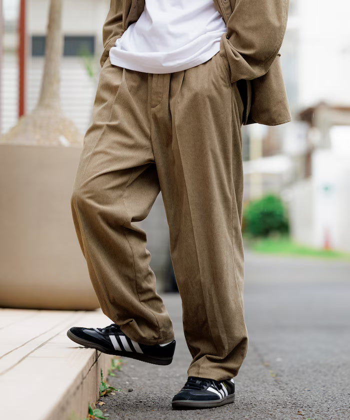 Relax Fit Corduroy Setup / Tailored Jacket / Wide Pants 【Limited Edition】