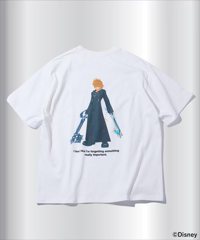 [Release on March 27 at 12:00] ROXAS/GRAPHIC TEE/Roxas/Graphic T-Shirt/Kingdom Hearts II - White