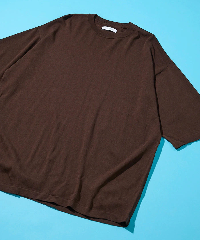 [New Color Added] SUPER ICE / Super Ice Crew Neck Knit T-Shirt / Contact Cooling