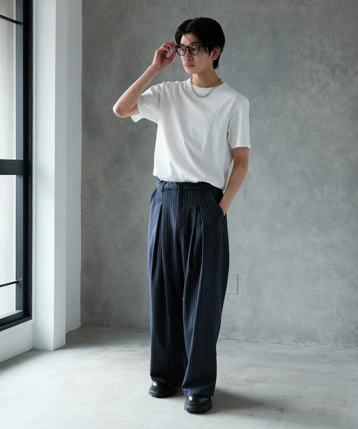 Tuck Wide Slacks [Limited Edition]
