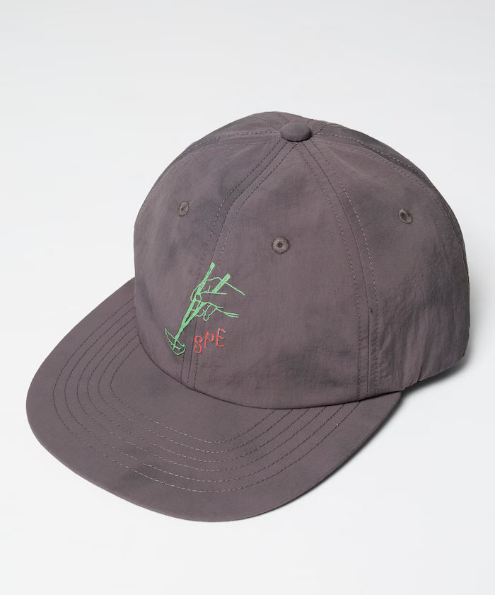 SPE × Purple Jade Hotel × FREAK'S Print Logo Cap - Charcoal Gray