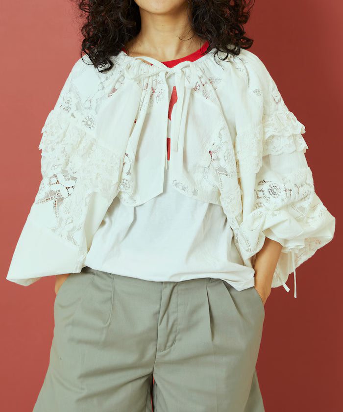 2WAY Lace Bolero & Chaps Pants