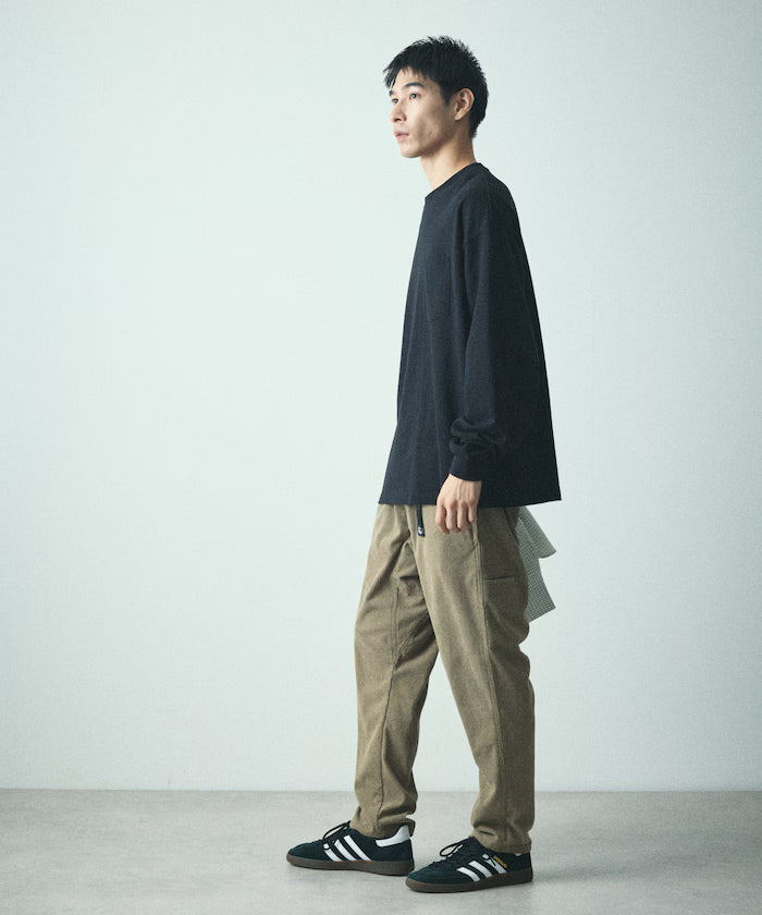 Basic silhouette corduroy climbing pants / tapered silhouette [limited edition]