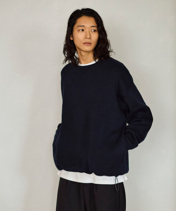 Milan Rib Spindle Crew Knit / Easy Care