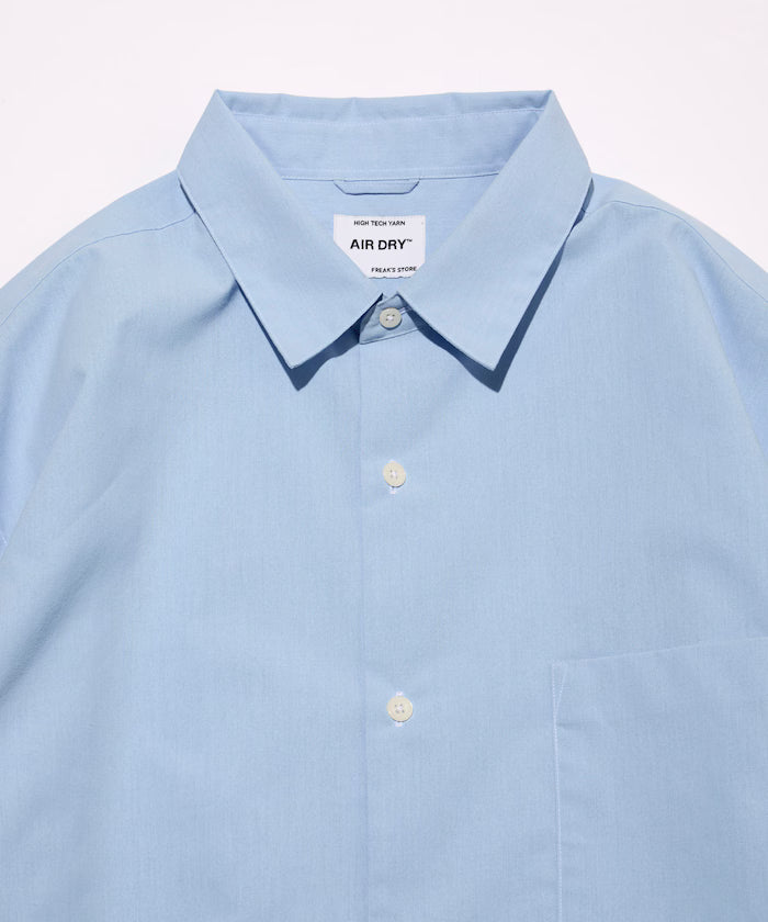 AIRDRY HIGH TECHYARN high-performance material broad regular color shirt long sleeve/quick-drying/heat shielding