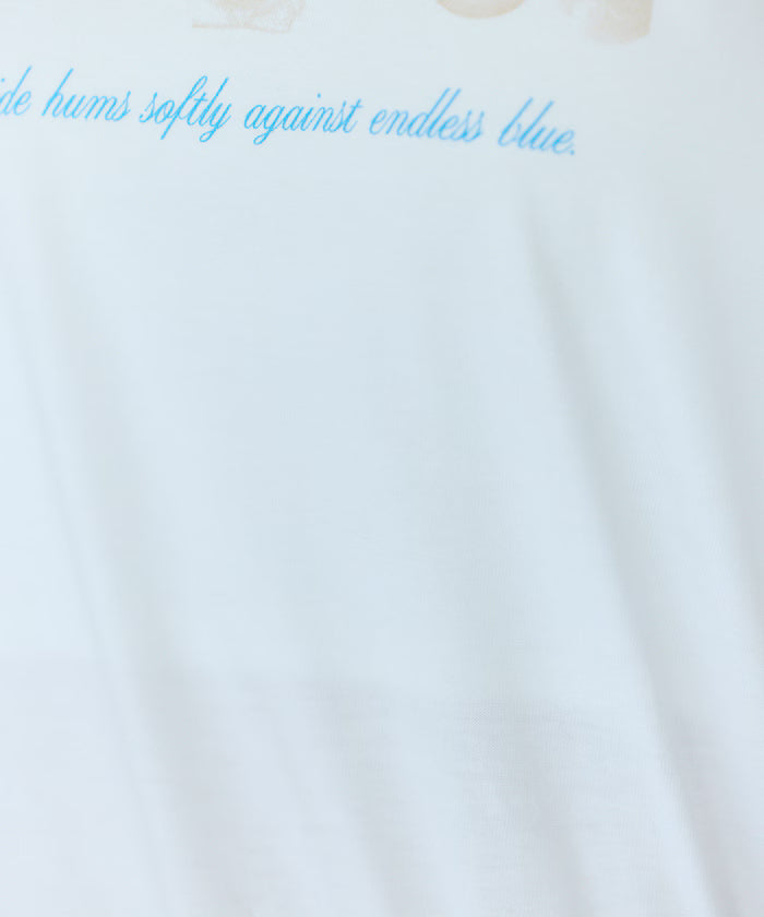 Comfortable Shell Print Crew Neck T-Shirt