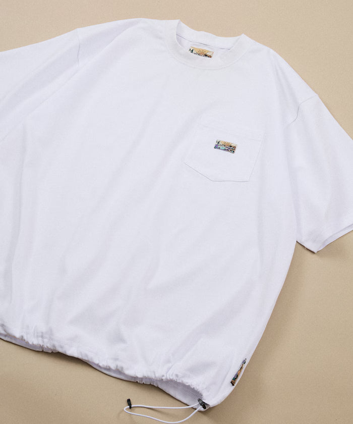 FREAK'S STORE for BEACH & FES Relax Fit One Point Logo Spindle Pocket T-shirt
