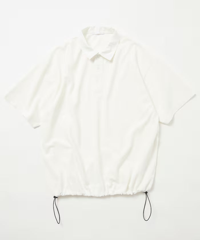 Big Silhouette Spindle Short Sleeve Tech Polo