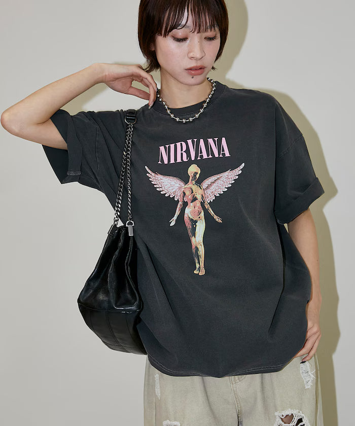 NIRVANA IN UTERO Band T-shirt Limited Edition