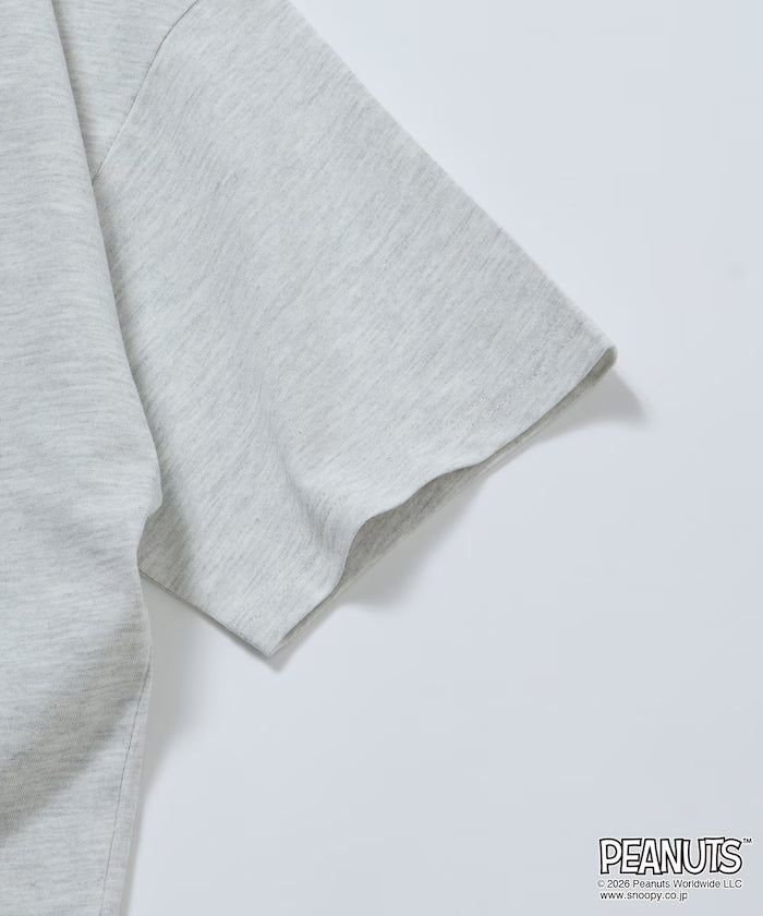 PEANUTS/Peanuts Limited Edition Big Silhouette Back Print Crew Neck T-Shirt/CHOMP 【Limited Edition】