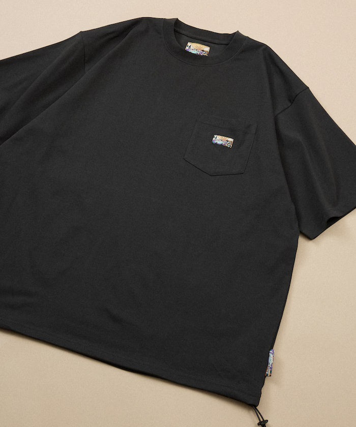 FREAK'S STORE for BEACH & FES Relax Fit One Point Logo Spindle Pocket T-shirt