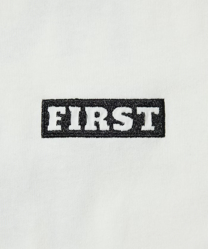 6oz Front Logo Embroidery Crew Neck T-Shirt / Back Print T-Shirt PRINT LEFT CHEST EMBROIDERY BOX FIRST