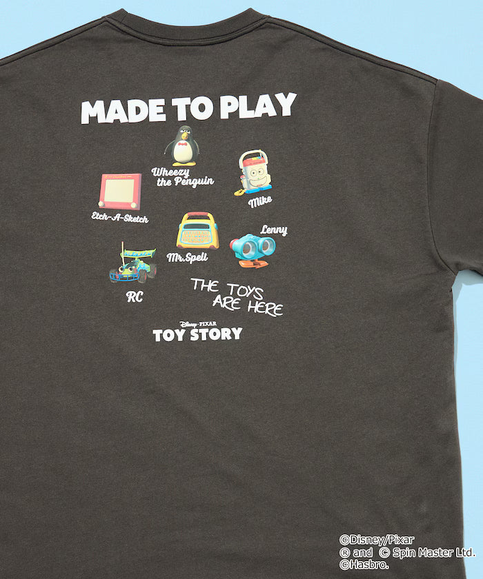 [TOY STORY] Exclusive Back Print Crew Neck T-Shirt / MADE TO PLAY [Limited Edition]