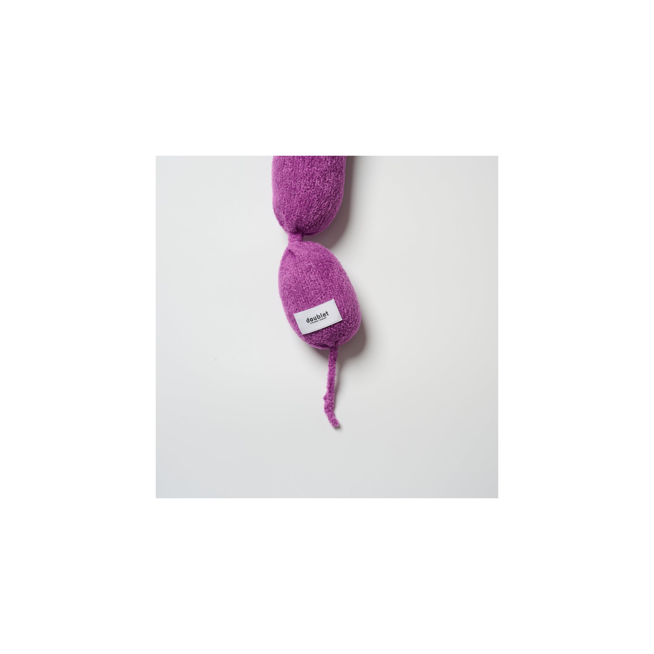 BALLOON DOG KNIT SCARF : PURPLE