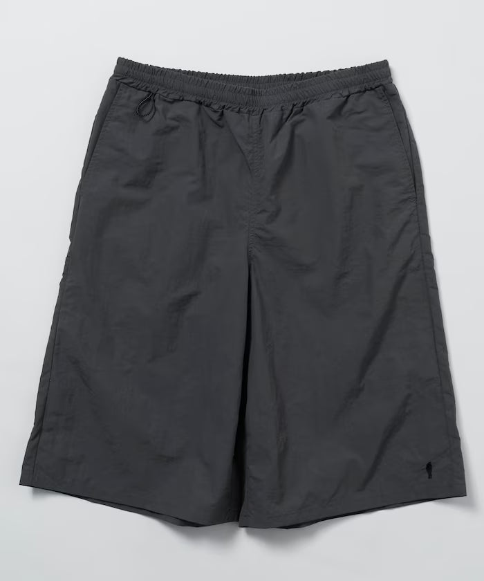 Nylon Sleek Water Length Baggy Shorts