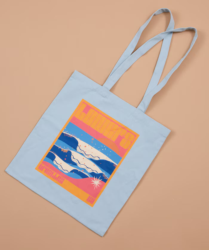 GREENROOM GALLERY × FREAK'S STORE / Green Room Gallery Exclusive Daniella Manini Tote Bag - Light Blue