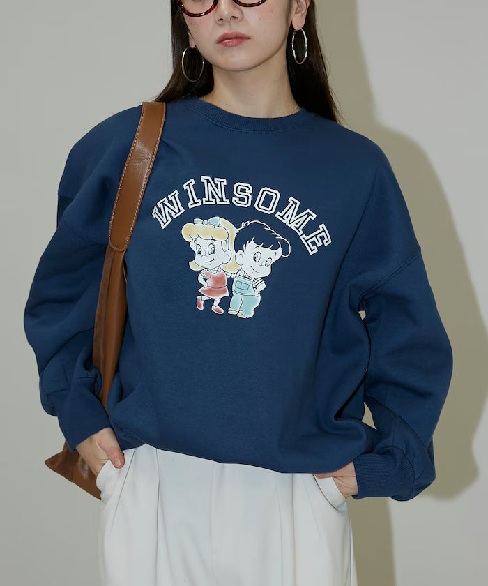 Retro Kids College Style Sweat Limited Release