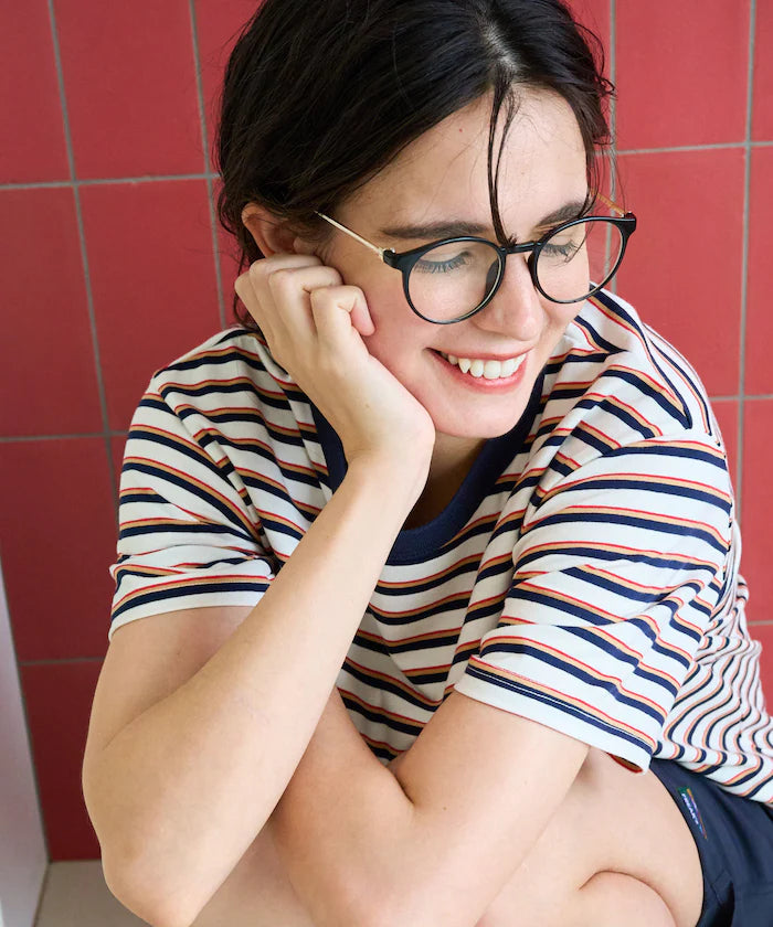 Color Frame Boston Fashion Glasses [Limited Edition]