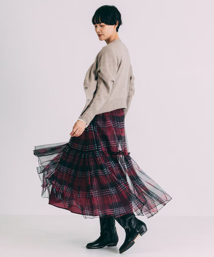 Tulle Docking Salopette Dress