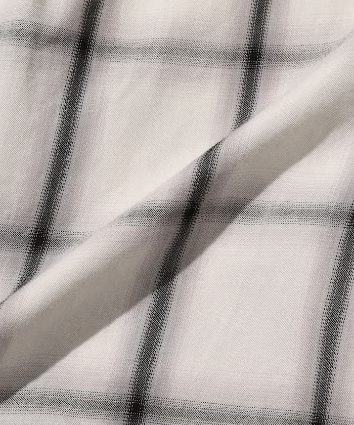 Ombre Check Tuck Shirt / Tunic