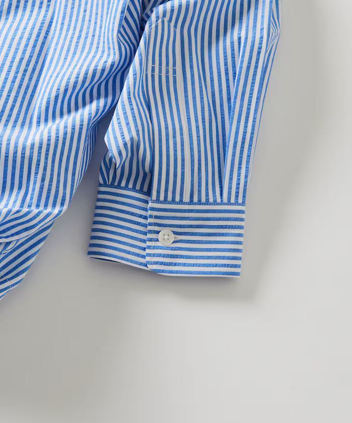 Wide Silhouette Spindle Regular Color Shirt / Hem Code 【Limited Edition】