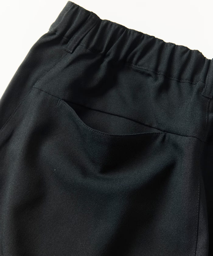 [New Color Added] Quick-Drying Material Relaxed Fit Curved Silhouette Over Pants Linen-Style Home Care